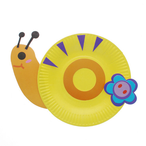 T DIY 방과후만들기 달팽이 접시 인형만들기