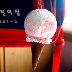 T_ DIY 방과후만들기 여름 아이스크림 열쇠고리 만들기 10인용