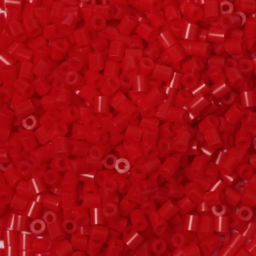 T_ DIY 방과후만들기 컬러비즈 빨강색 5x5mm (약1000개입)