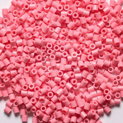 T_ DIY 방과후만들기 컬러비즈 핑크색 5x5mm (약1000개입)
