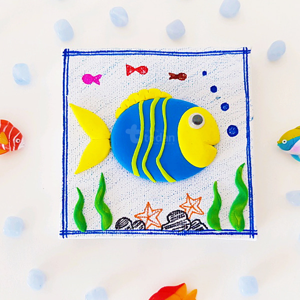 T_ DIY 방과후만들기 여름 바닷속 물고기 액자만들기  10인용