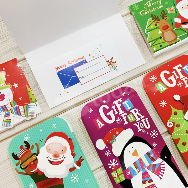 T_ DIY 방과후만들기 크리스마스 완성 카드 (3개입)