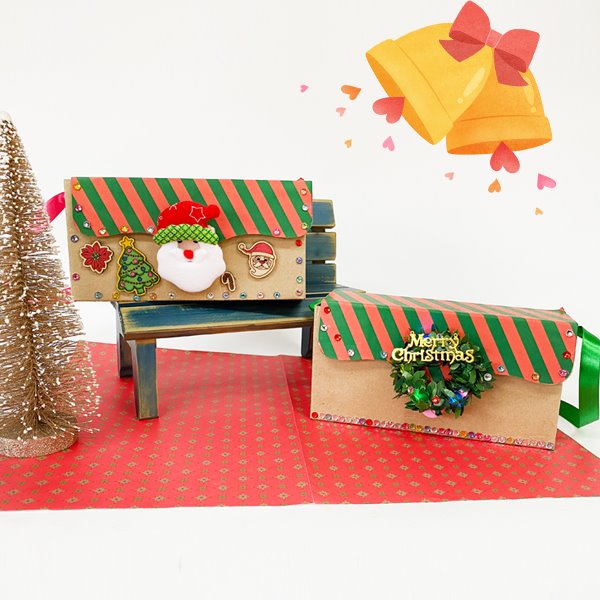 T_ DIY 방과후만들기 크리스마스 선물 가방 꾸미기 1인용